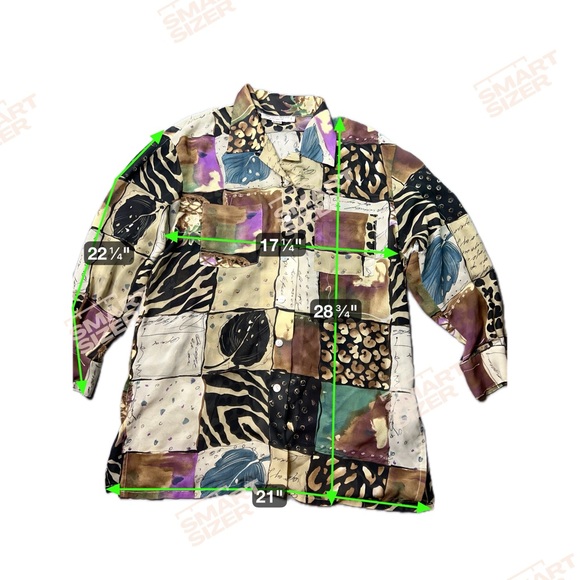 Vintage Christian Aujard Paris Blouse – Abstract Print – Small - Picture 8 of 8